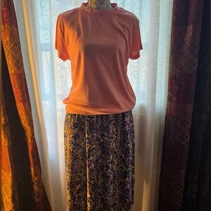 Salmon Colored Short Sleeved Shirt